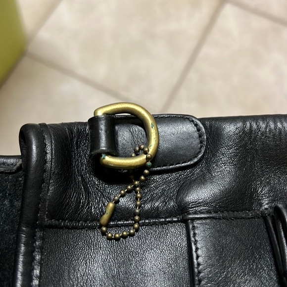 Coach Emmerson D6C-5280 Black Messenger 1996 Vintage - Picture 3 of 6